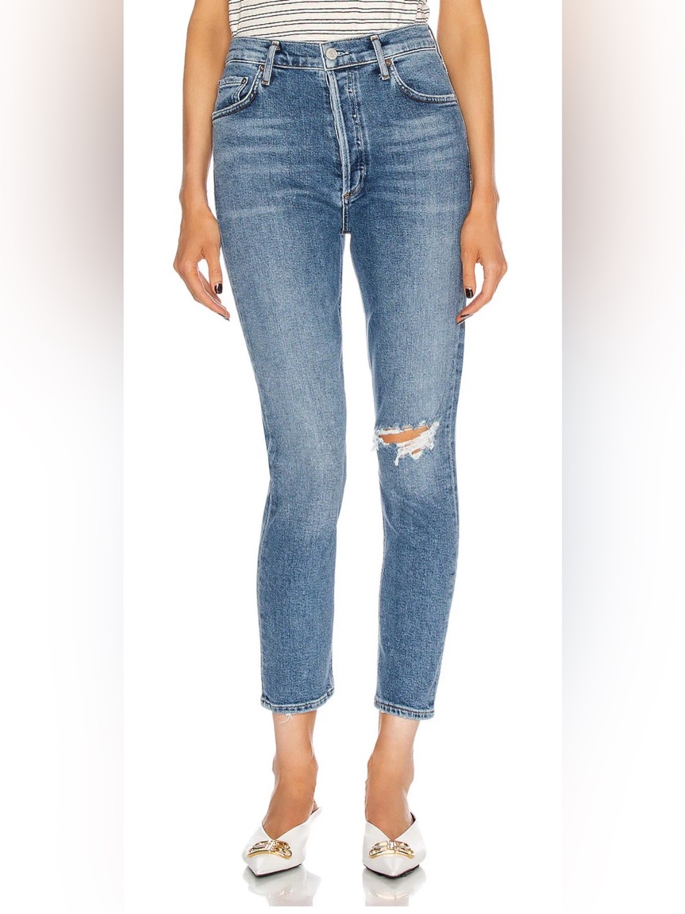 AGOLDE Nico High Rise Slim Jeans